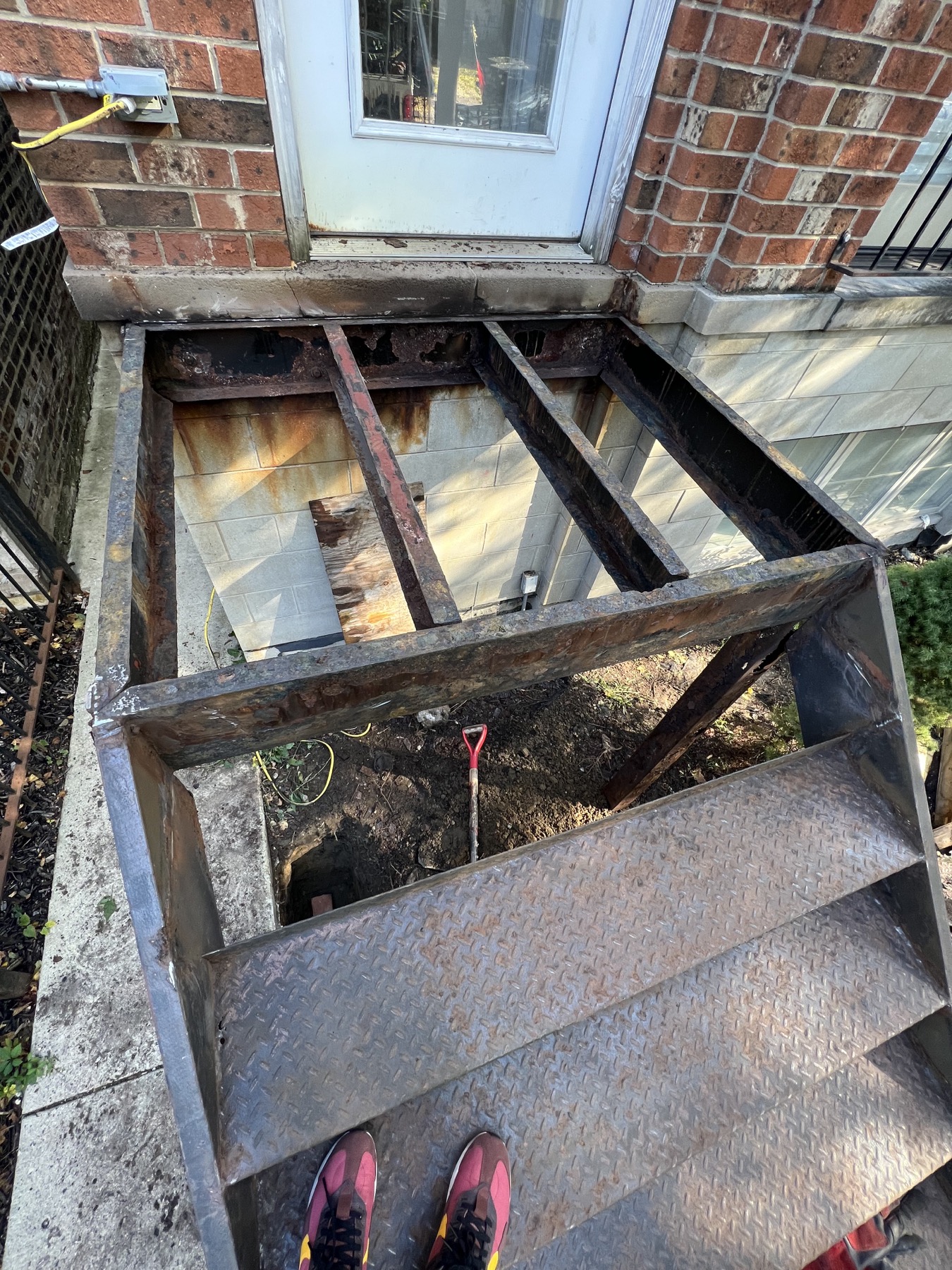 Recent steel stair and porch work by Brothers Welding Work