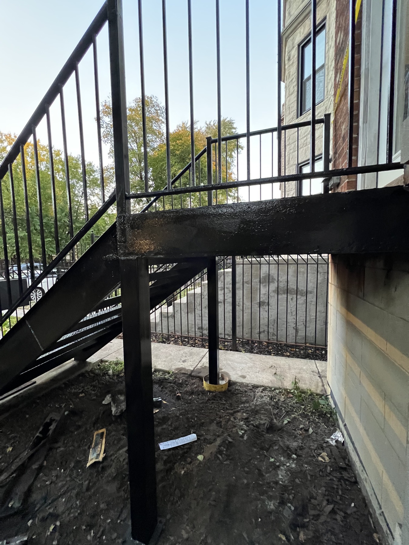 Recent porch railing repair by Brothers Welding Work